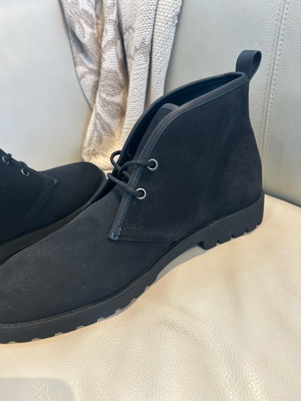 Coach Men’s Black Suede and Leather Trim Boots - Never Worn! - Picture 6 of 10